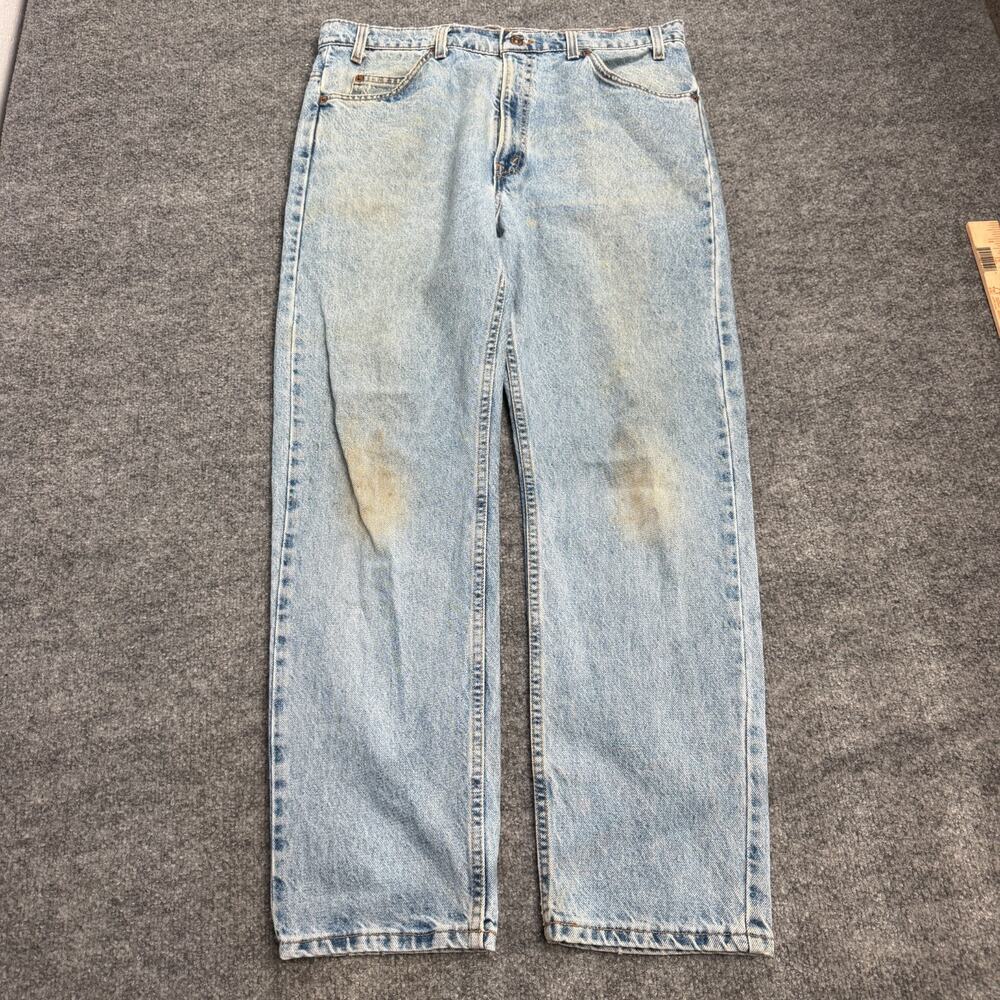 Vintage 90s Levi's 505 Orange Tab Jeans Mens 36x30 Regular Fit Straight Leg USA